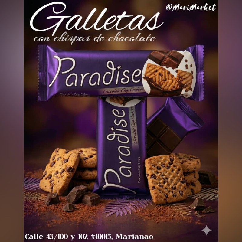 Galletas Con Chispas d' Chocolate