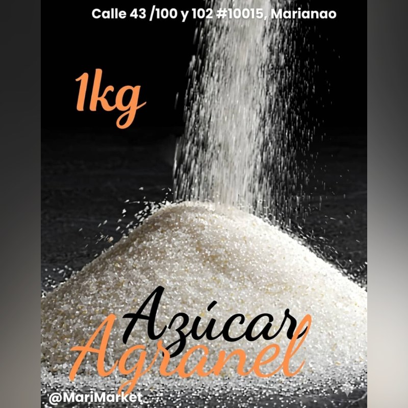 Azúcar agranel 1kg