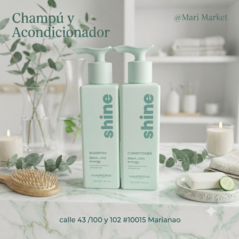 Juego de Shampoo y Acondicionador Hairera 