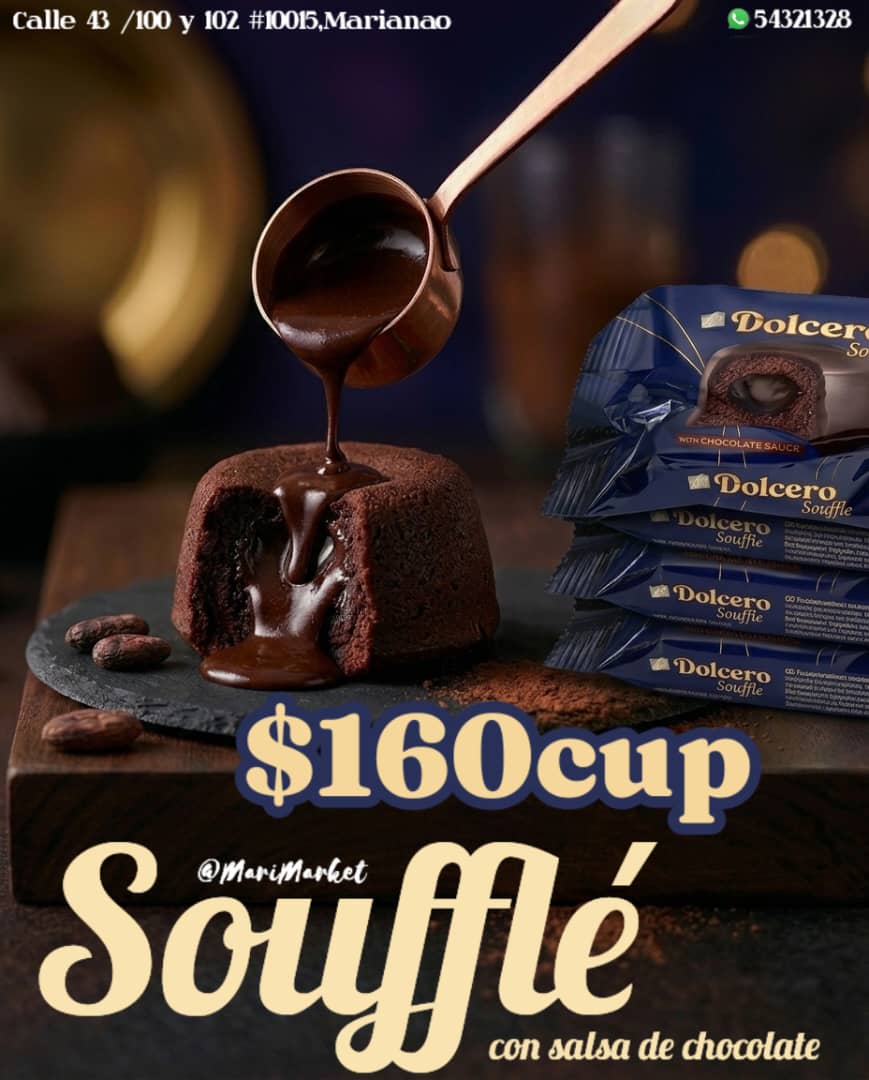 Soufflé de chocolate