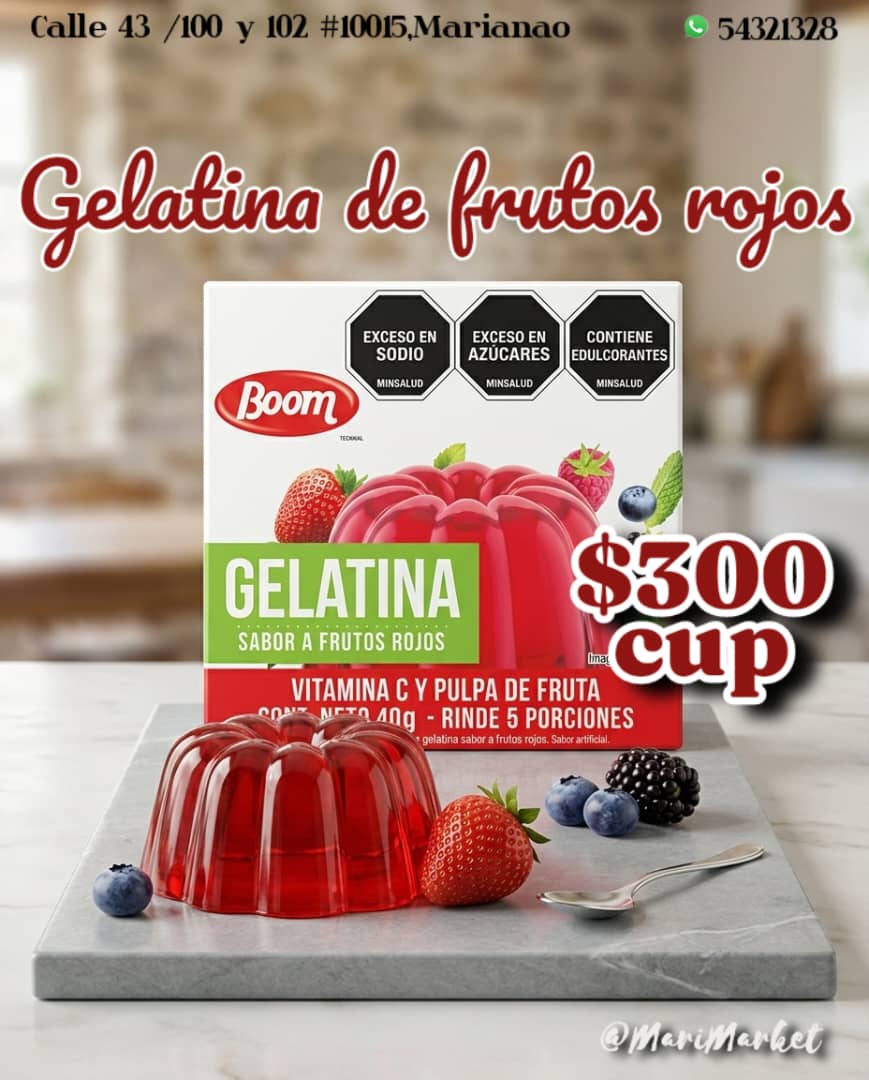 Gelatina de frutos rojos (grande)