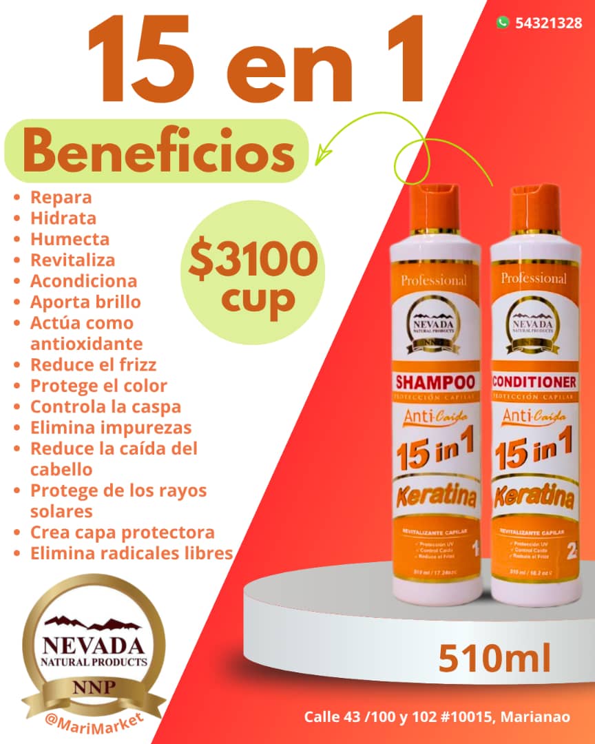 Tratamiento capilar 15 en 1